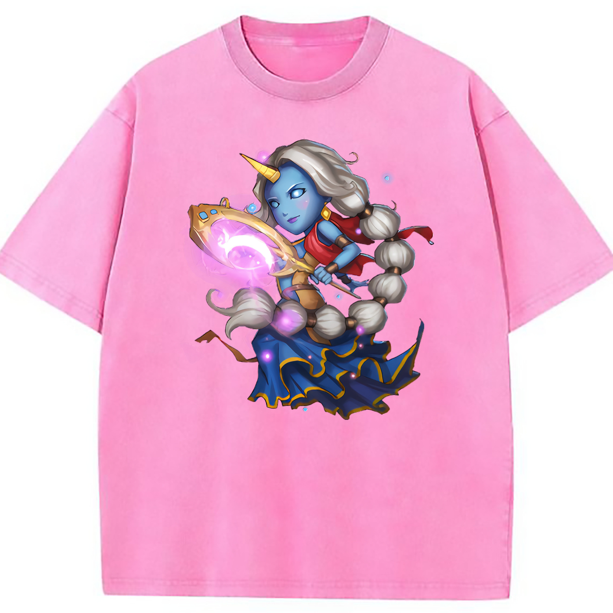 （画像用） リーグ・オブ・レジェンド League of Legends LOL 綿100% ヴィンテージ風 半袖Tシャツ（フロントプリント）